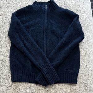 Bonpoint boys Navy Zip-Up Sweater